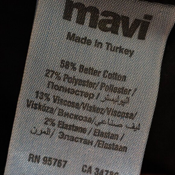 Mavi Jeans Alexa mid rise skinny women's 28 black - Picture 13 of 14